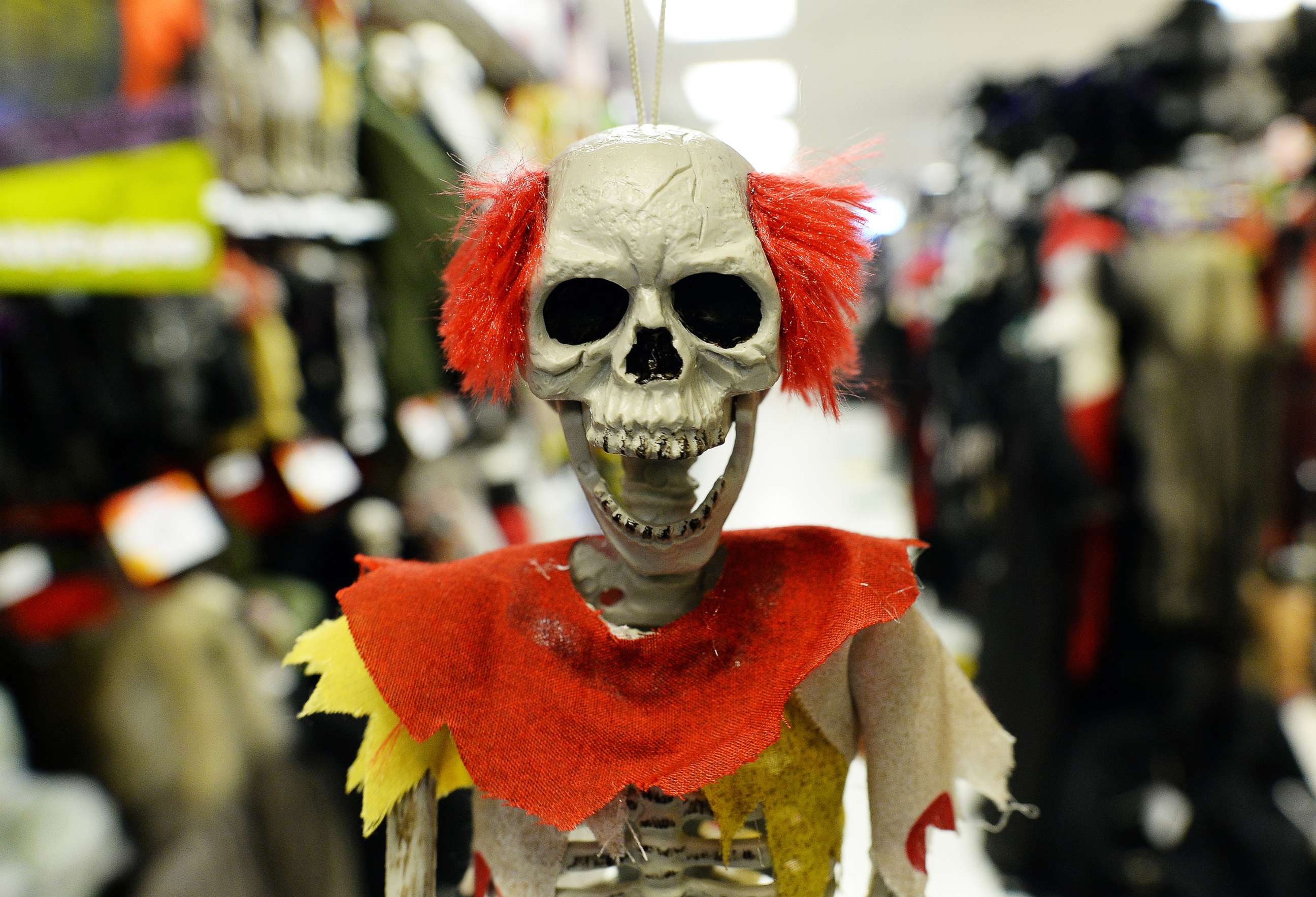 PHOTO: Halloween decorations are displayed at a store in Rockville, Md., Oct. 22, 2013.