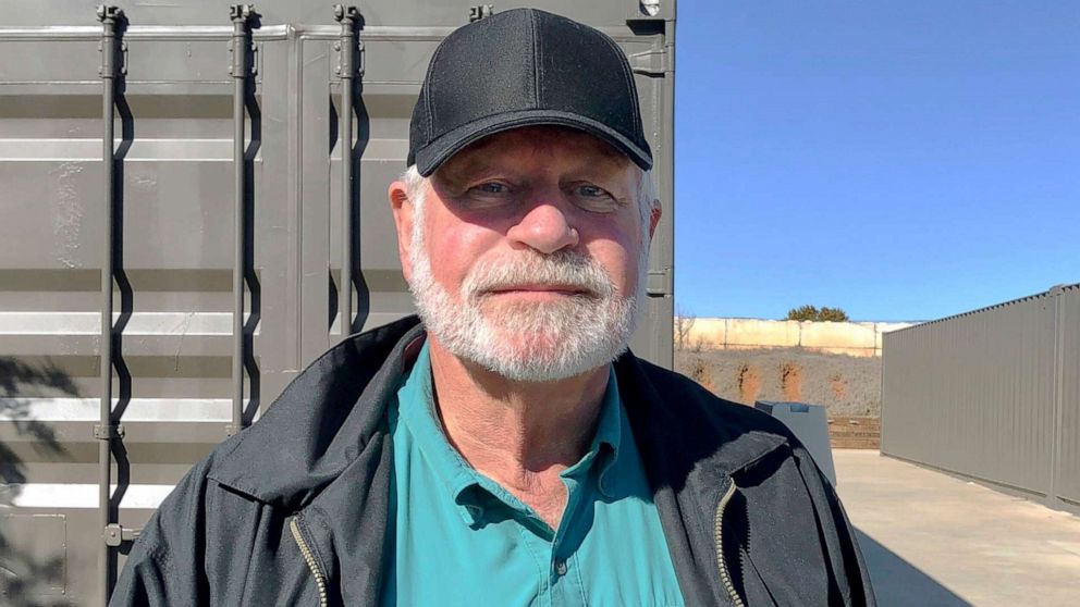 PHOTO: Jack Wilson, 71, poses for a photo at a firing range outside his home in Granbury, Texas, Dec. 30, 2019.
