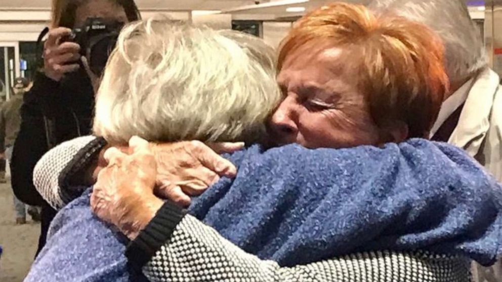 VIDEO: 2 sisters reunite after 75 years apart