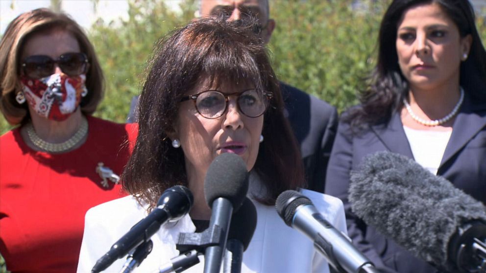 PHOTO: Rep. Jackie Speier speaks in Washington, DC, May 13, 2021.