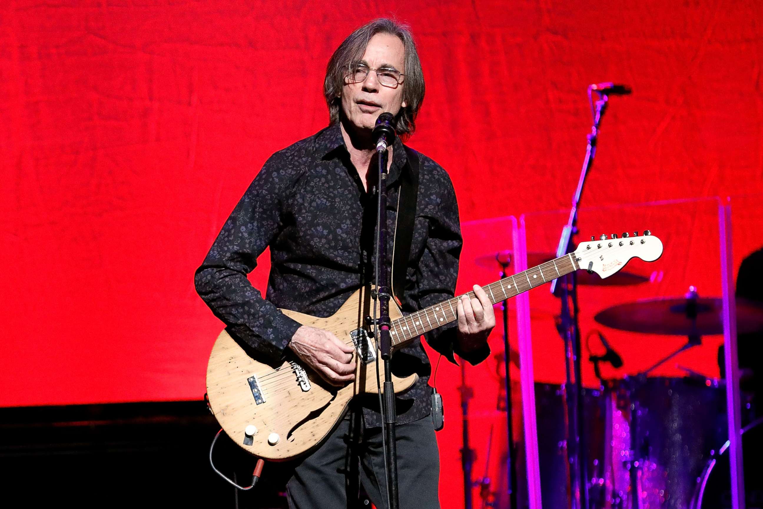 PHOTO: Jackson Browne performs during Cyndi Lauper's 2017 "Home for the Holidays" concert benefiting the True Colors Fund at Beacon Theatre, Dec. 9, 2017, in New York City. 
