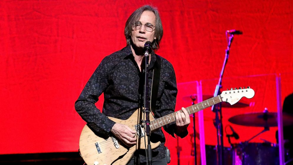 Jackson Browne performs during Cyndi Lauper's 2017 "Home for the Holidays" concert benefiting the True Colors Fund at Beacon Theatre, Dec. 9, 2017, in New York City.  