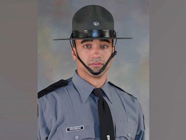 Hundreds of rounds fired in gunfight with suspect who killed trooper, wounded another