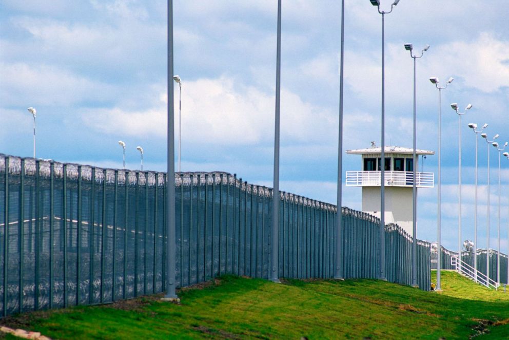 PHOTO: In this undated file photo, a guard tower and fence of a prison are shown.