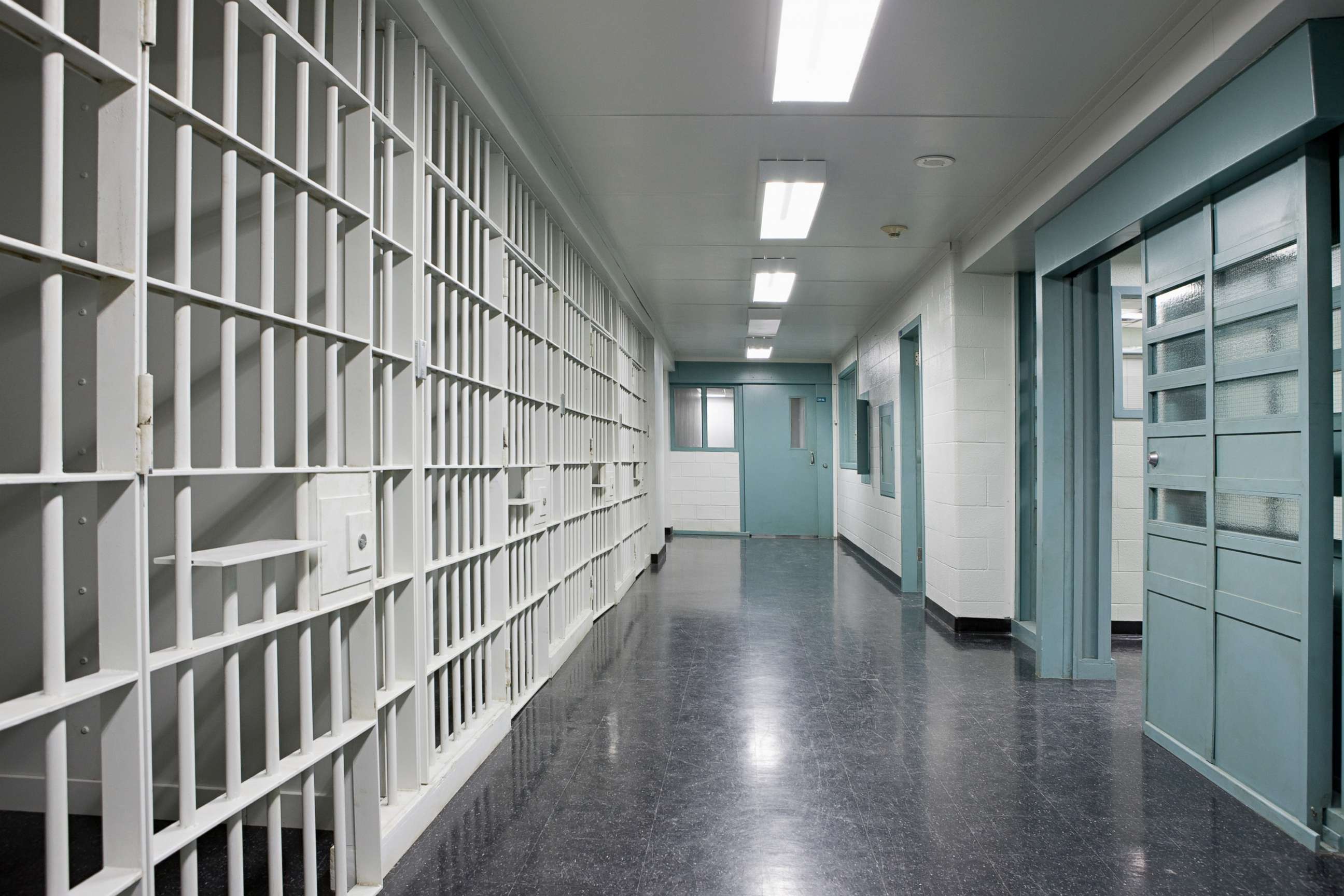 PHOTO: In this undated file photo, a hallway in a jail is shown.