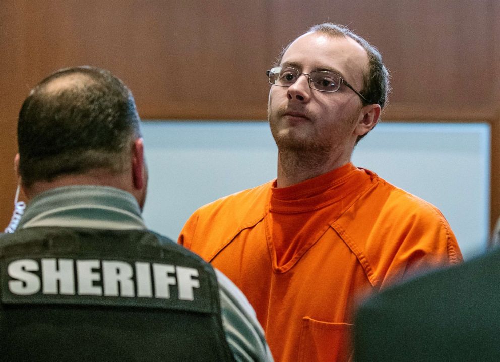 PHOTO: Jake Patterson appears for a hearing at the Barron County Justice Center, March 27, 2019, in Barron, Wis. 