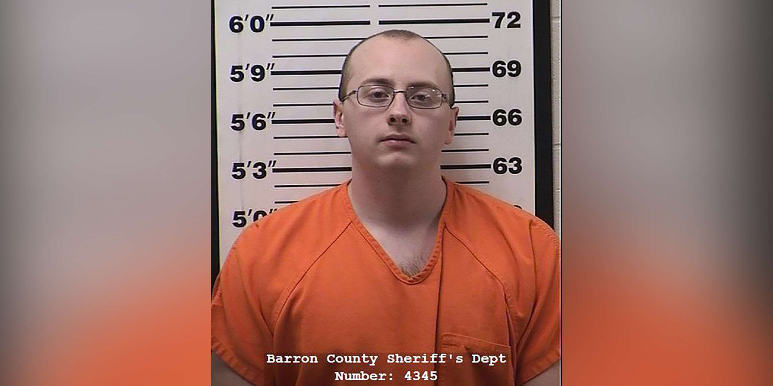 PHOTO: Jake Thomas Patterson is pictured in a booking photo released by the Barron County Sheriff's office in Wisconsin.
