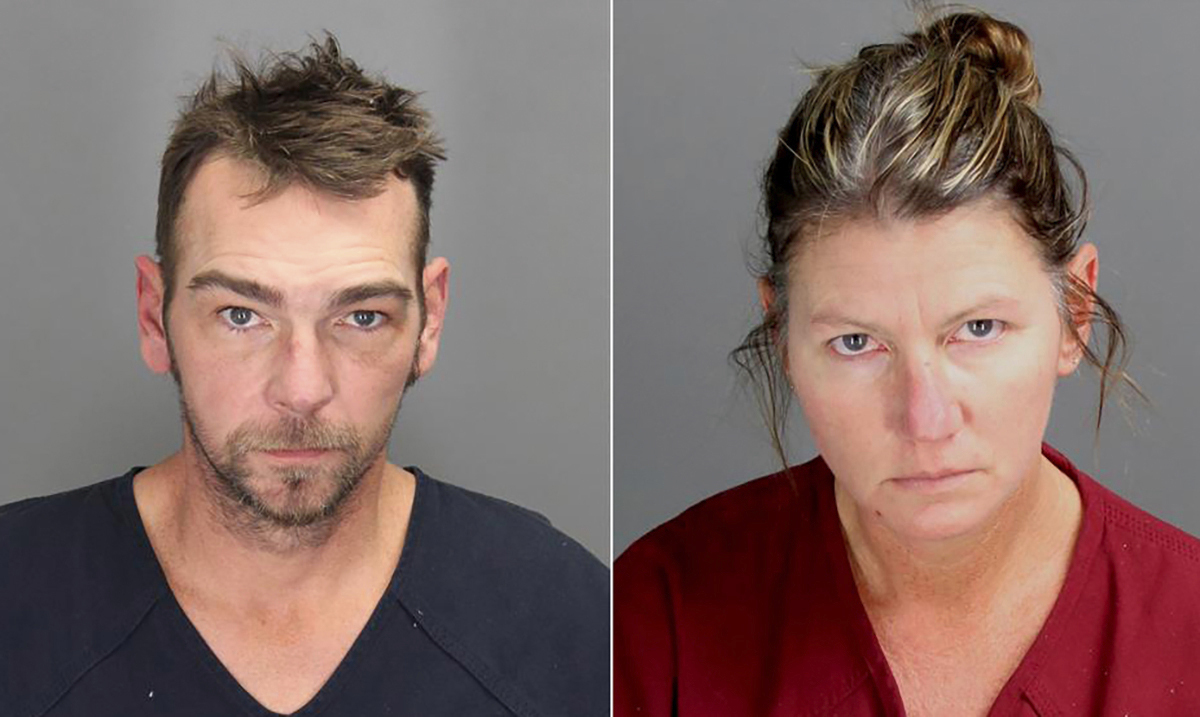 PHOTO: James Crumbley, left, and Jennifer Crumbley are seen in photos provided by the Oakland County Sheriff's Office.
