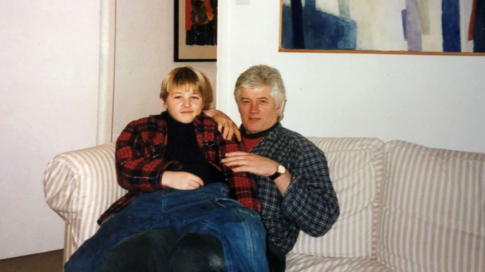 PHOTO: ABC News' James Longman, as a child, with his father, who ended his life when James was 9 years old.
