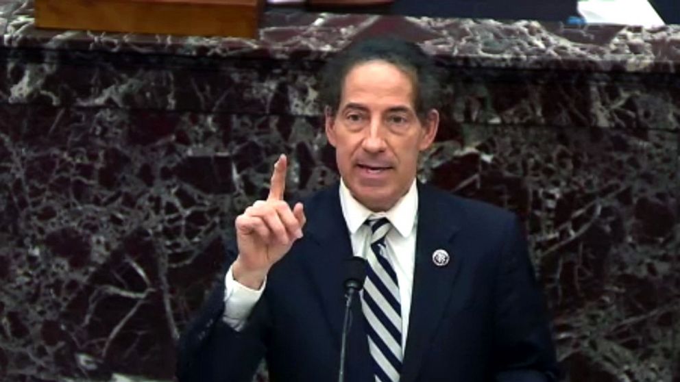 Jan. 6 House select committee member Rep. Jamie Raskin speaks on the insurrection a year later