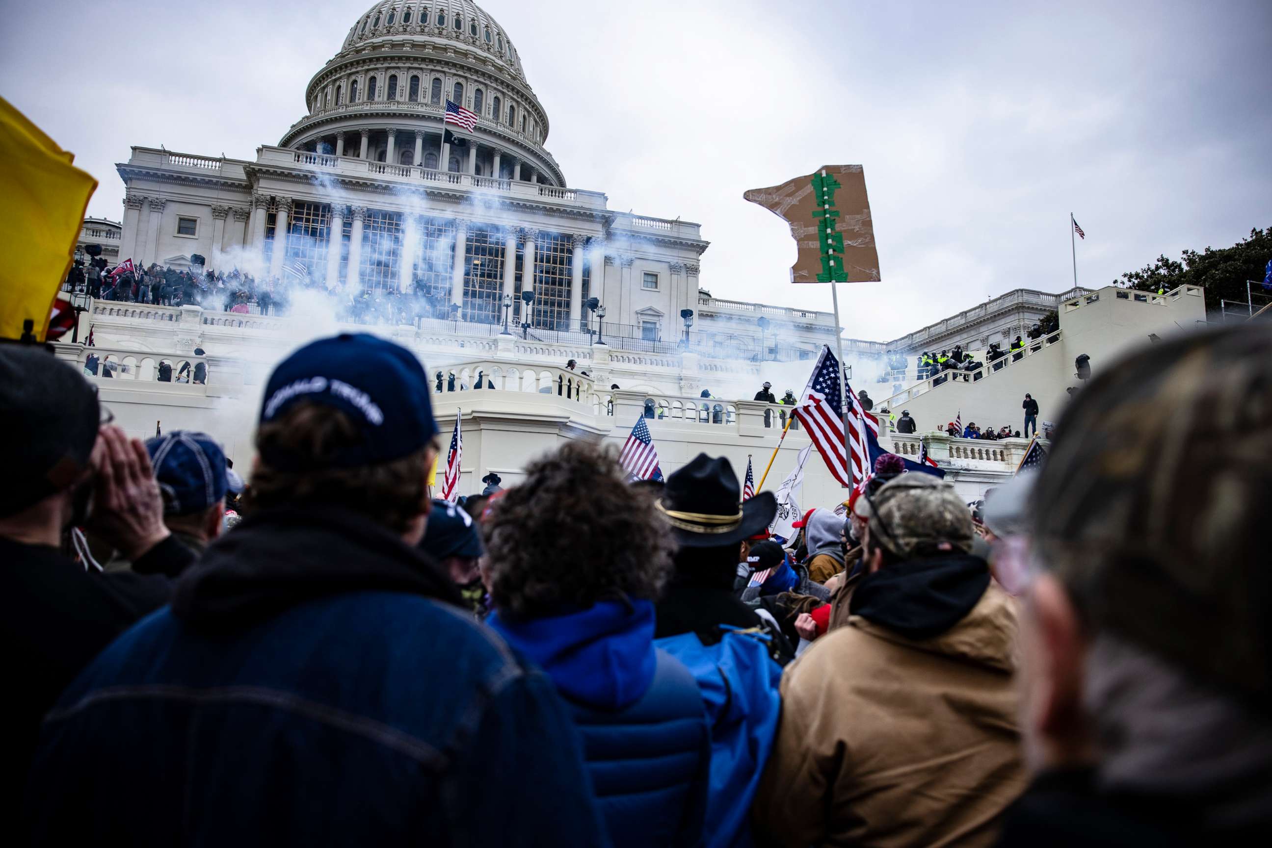 PHOTO: Pro-Trump supporters storm the U.S. Capitol following a rally with President Donald Trump on Janu. 6, 2021, in Washington.