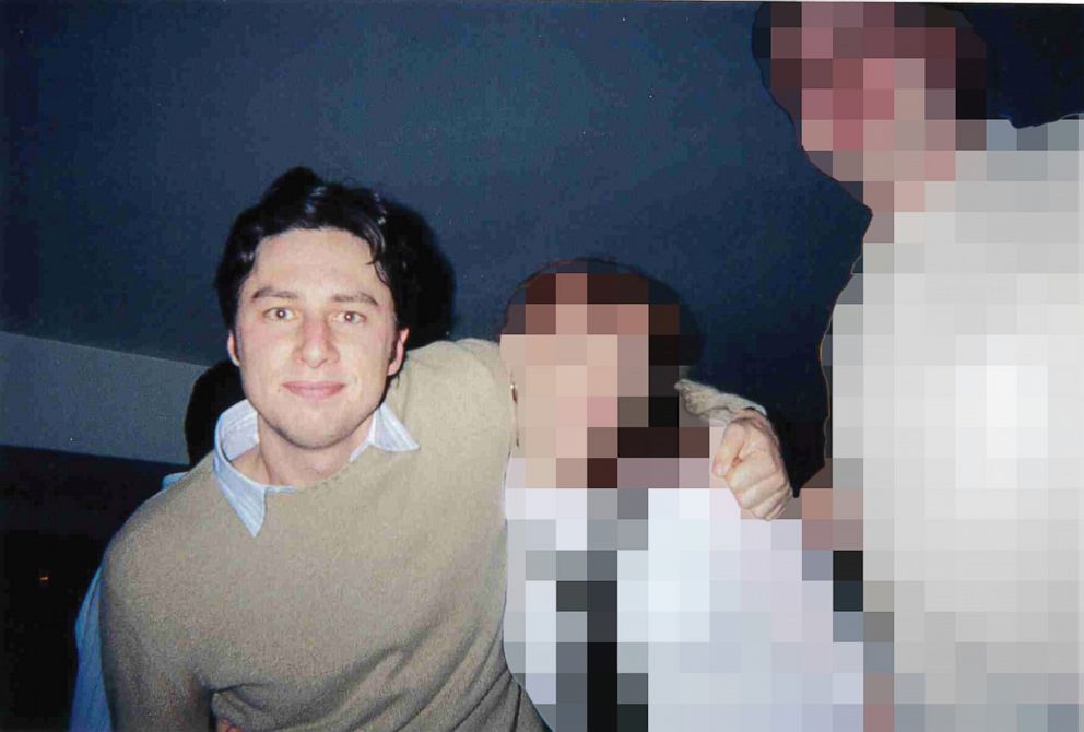 PHOTO: A photo Jane Doe took of Zach Braff at an SNL After-Party after midnight on May 11, 2002.