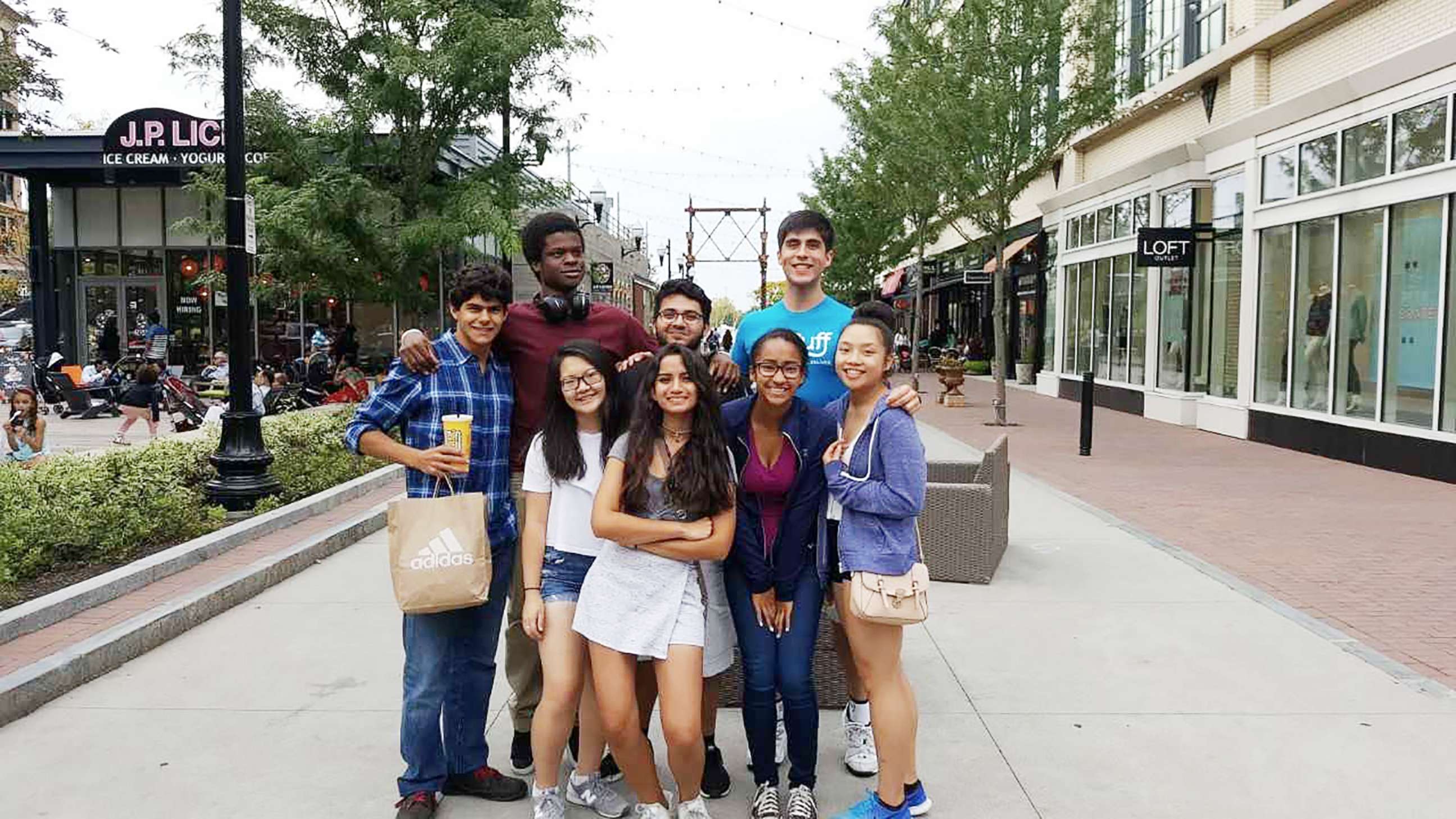 PHOTO: Jared Jaramillo and a group of other first generation college students at Tufts University explore Boston in this photo.