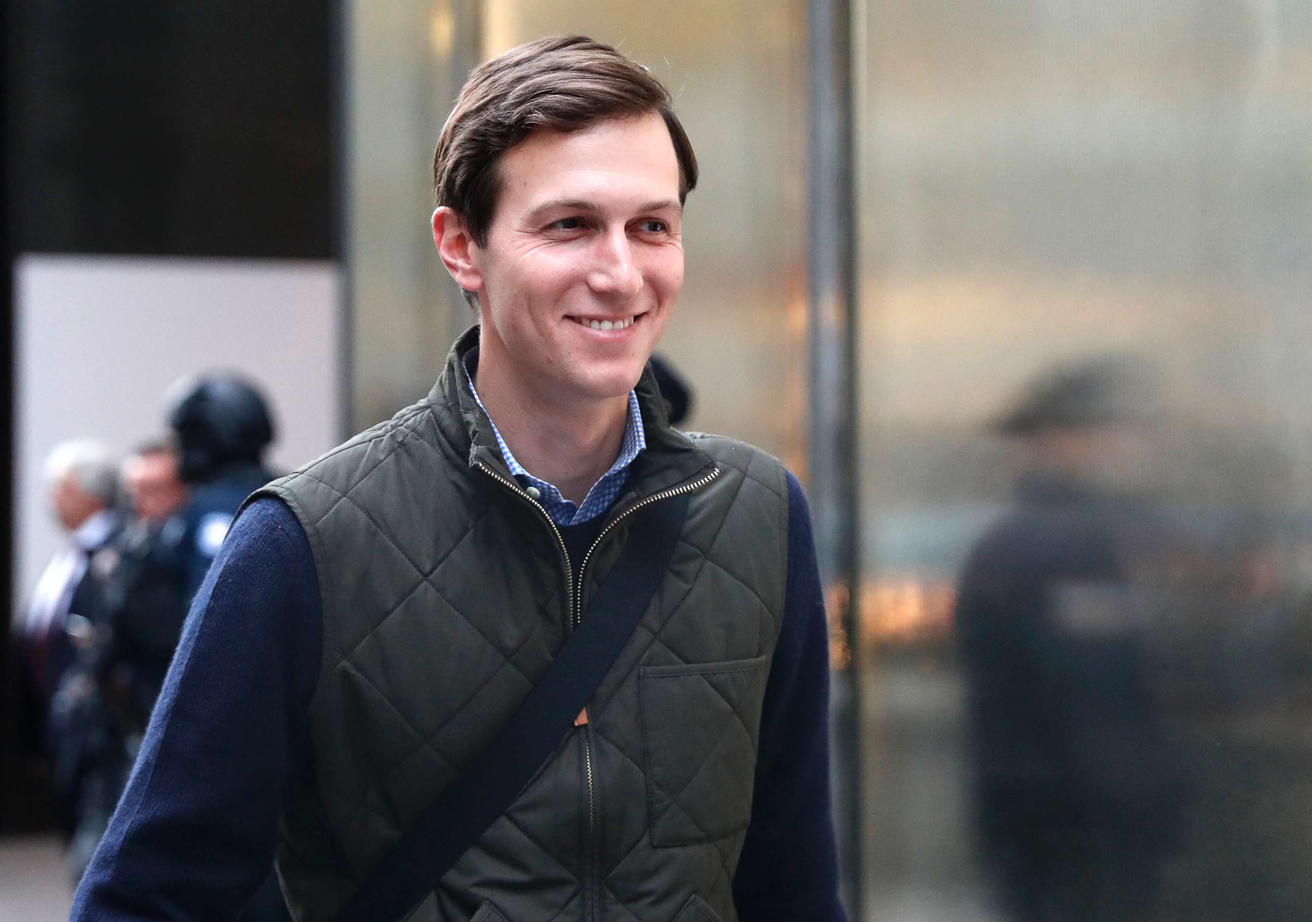 PHOTO: In this Nov. 14, 2016 file photo, Jared Kushner, son-in-law of of President-elect Donald Trump walks from Trump Tower, in New York.