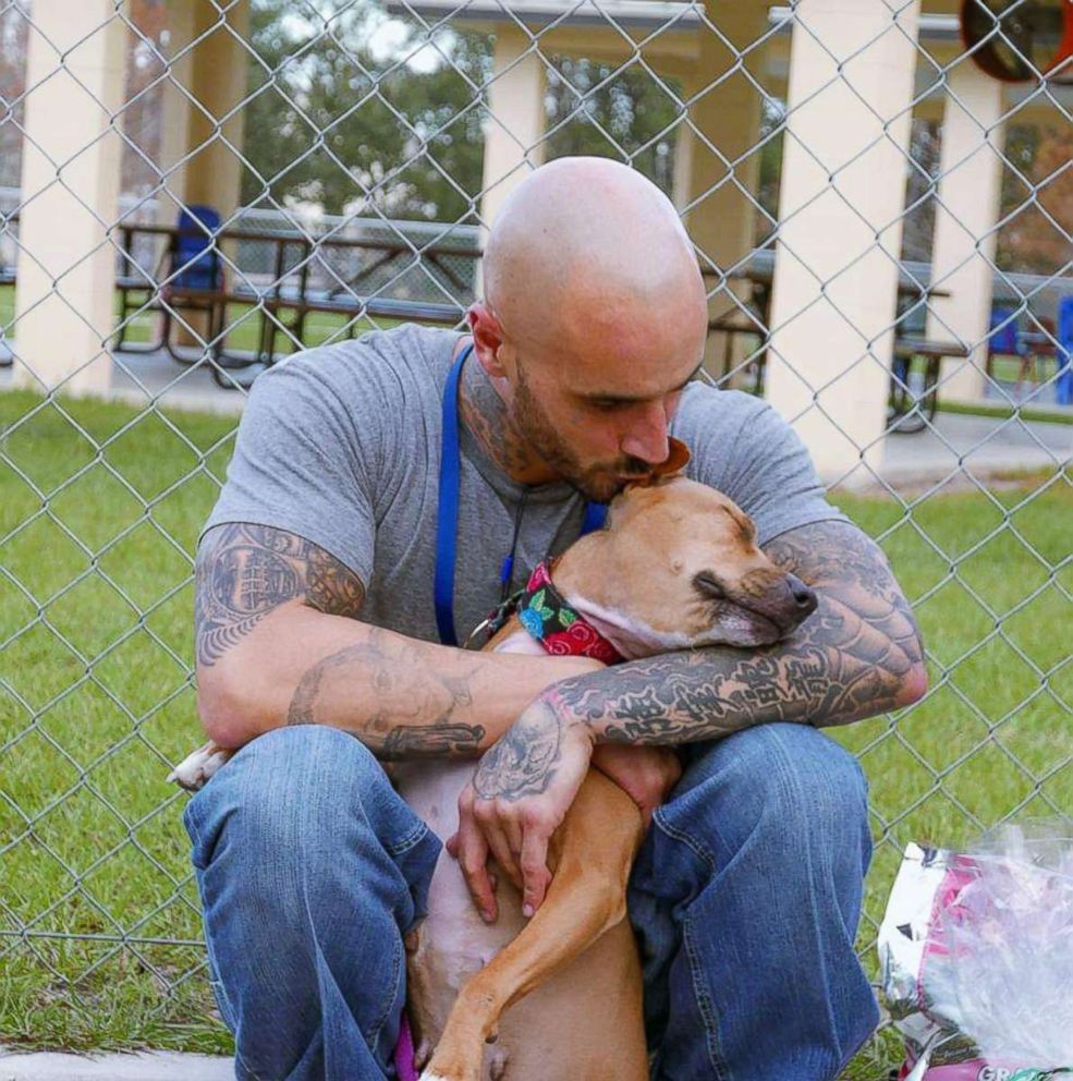 PHOTO: Jason Bertrand, a former inmate who was locked up for more than 15 years, said meeting Sugar Mama through the TAILS program changed his life and kept him from returning to prison. 