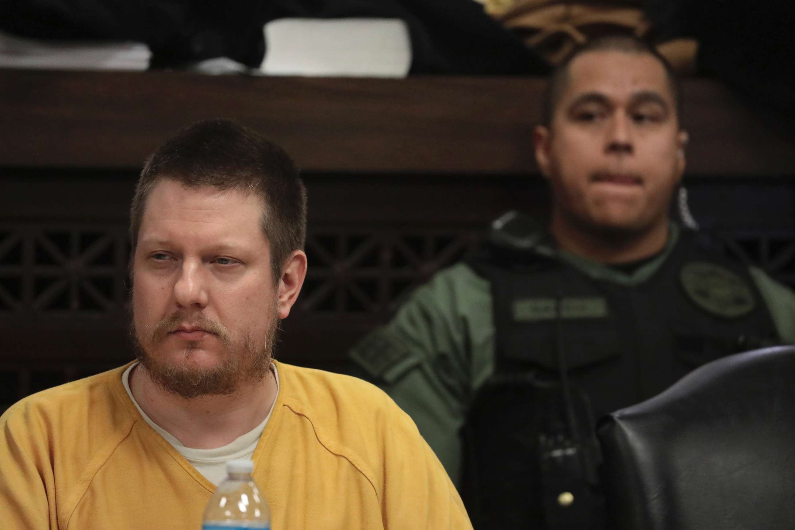 PHOTO: Former Chicago police Officer Jason Van Dyke attends his sentencing hearing at the Leighton Criminal Court Building in Chicago, Jan. 18, 2019.