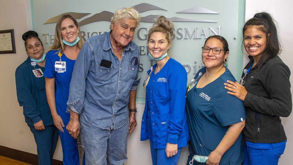 VIDEO: Jay Leno shares details about fiery accident that led to severe burns