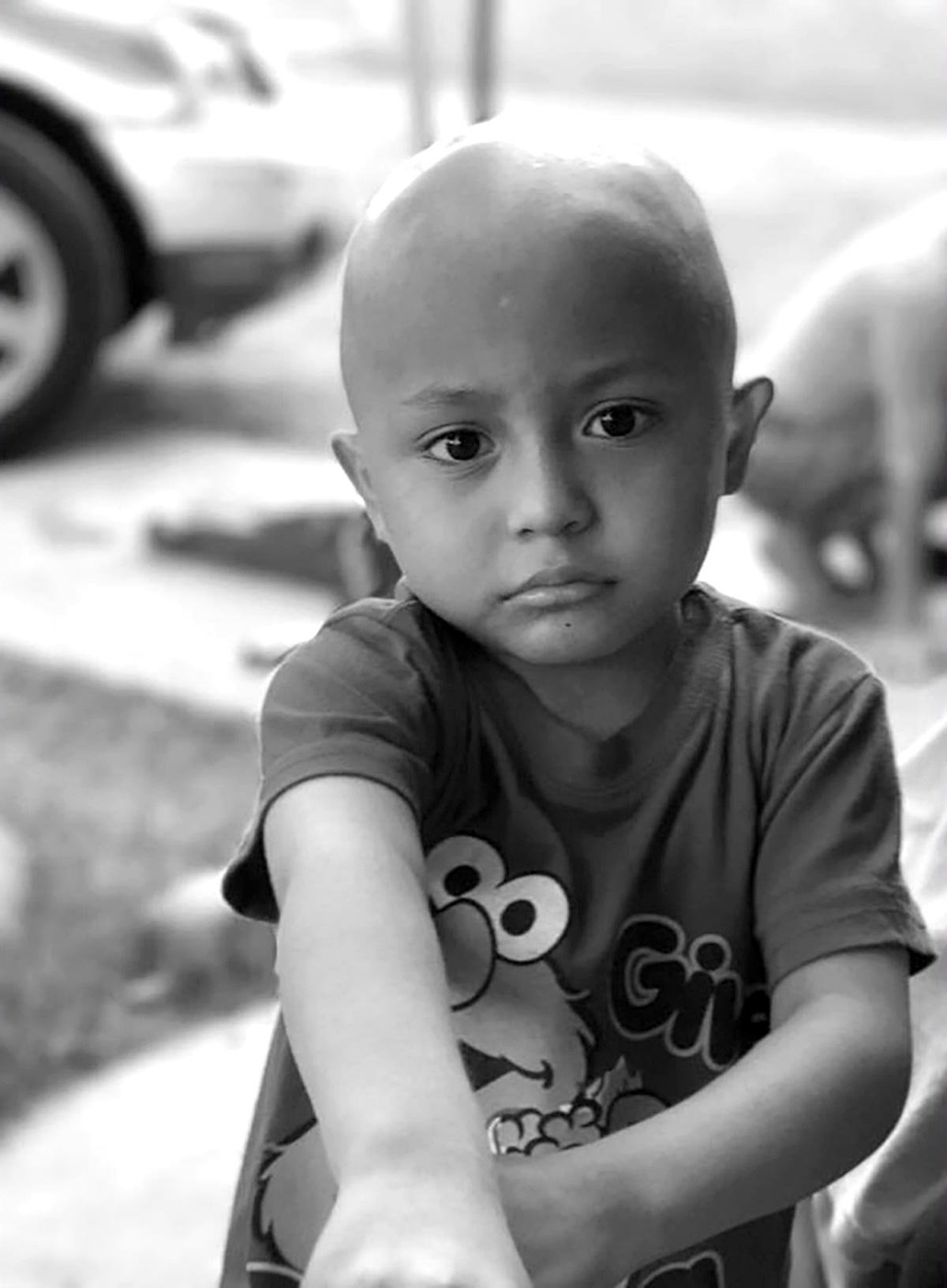 PHOTO: Jayden Berrones, 5 years old, battling Leukemia, 2017