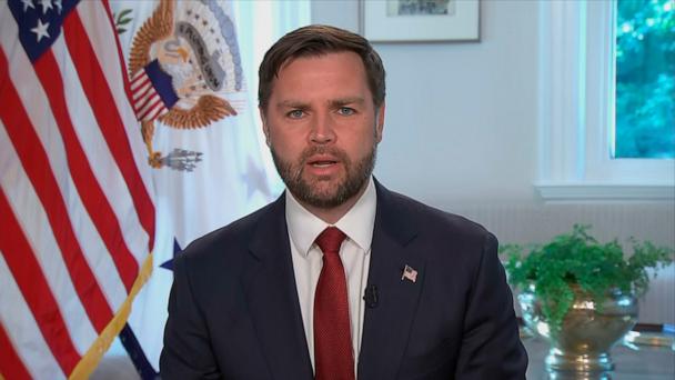 Vice President JD Vance speaks with ABC News while appearing on This Week, June 22, 2025.