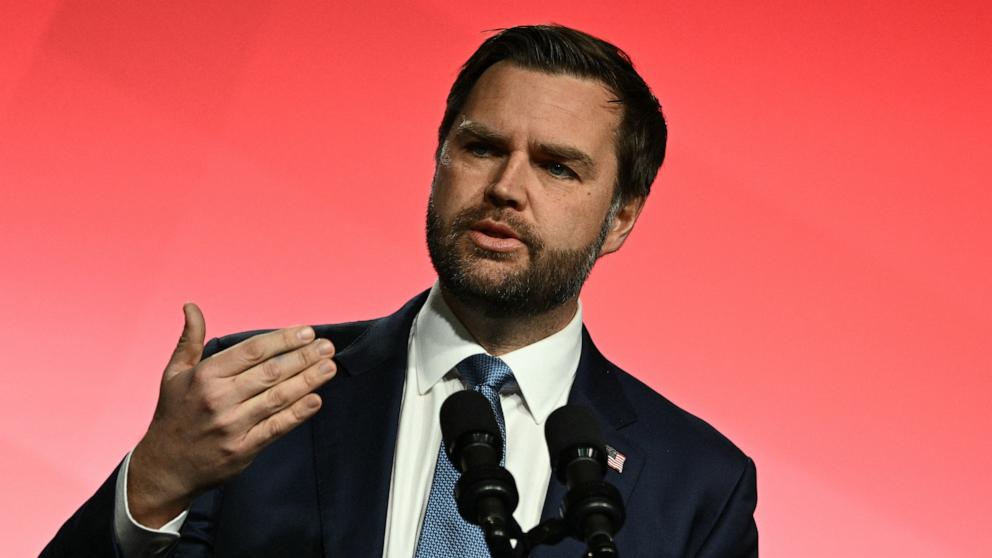 PHOTO: Vice President JD Vance addresses the National League of Cities: Congressional City Conference, Mar. 10, 2025 in Washington.