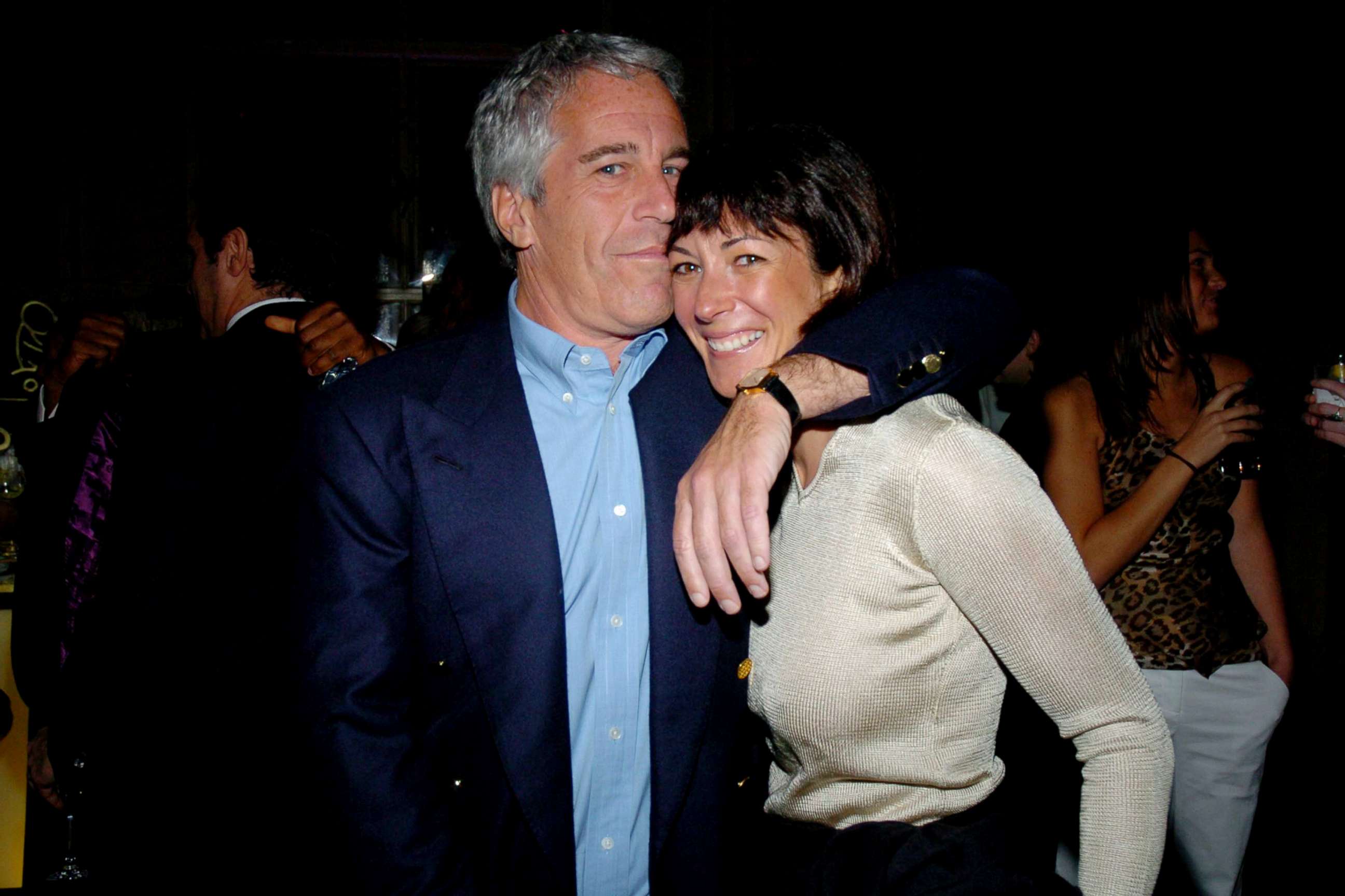PHOTO: Jeffrey Epstein and Ghislaine Maxwell poses for a photo at Cipriani Wall Street in this March 15, 2005, file photo in New York.