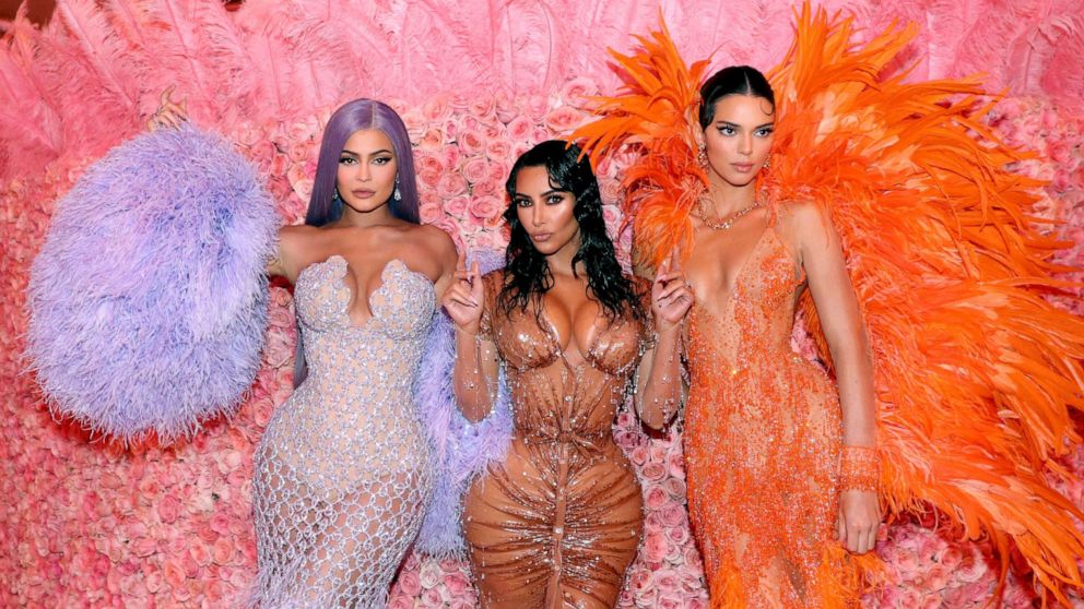 PHOTO: Kylie Jenner, Kim Kardashian West and Kendall Jenner attend The 2019 Met Gala Celebrating Camp: Notes on Fashion at Metropolitan Museum of Art, May 6, 2019, in New York City.