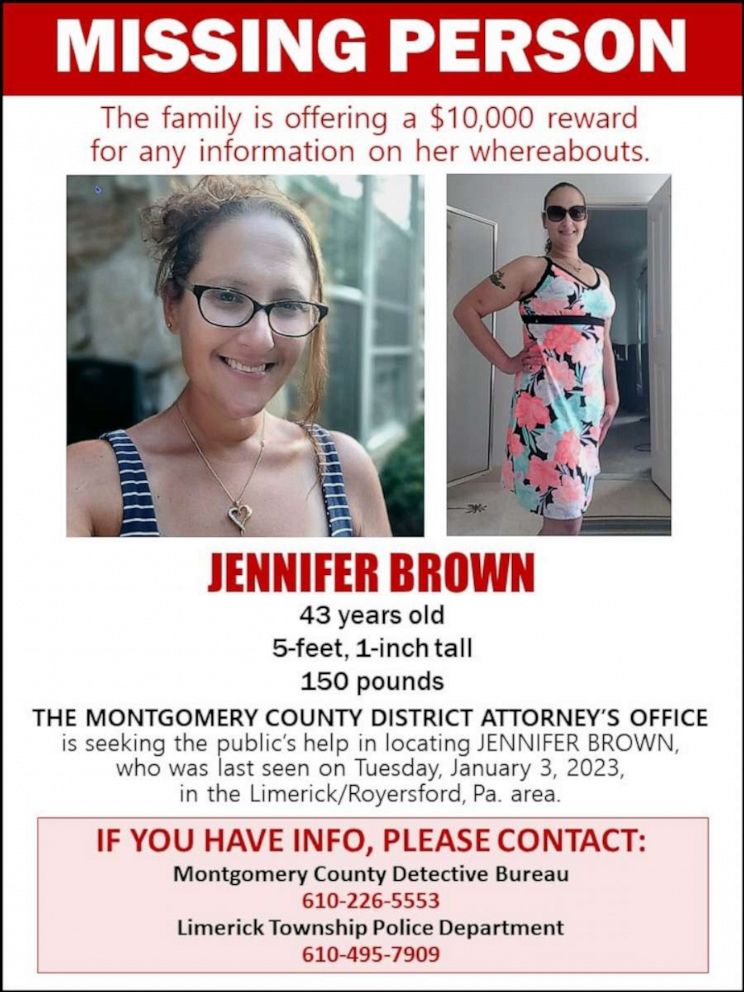 PHOTO: The Montgomery County District Attorney's Office released this missing person poster.