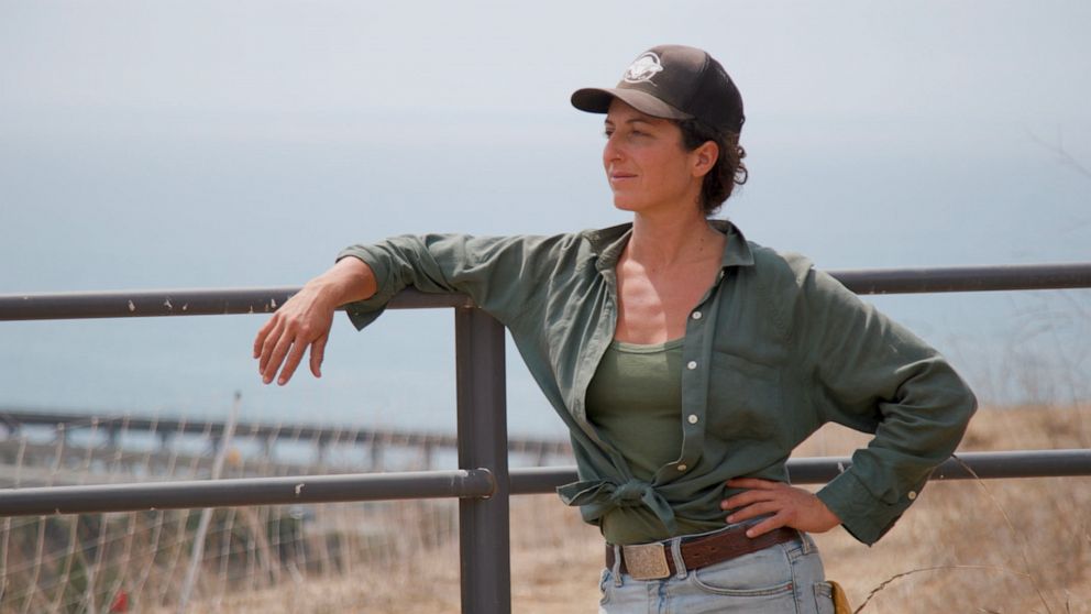 PHOTO: Jenya Schneider of Cuyama Lamb believes, "grazing is a powerful secret weapon" in the fight to prevent wildfires.