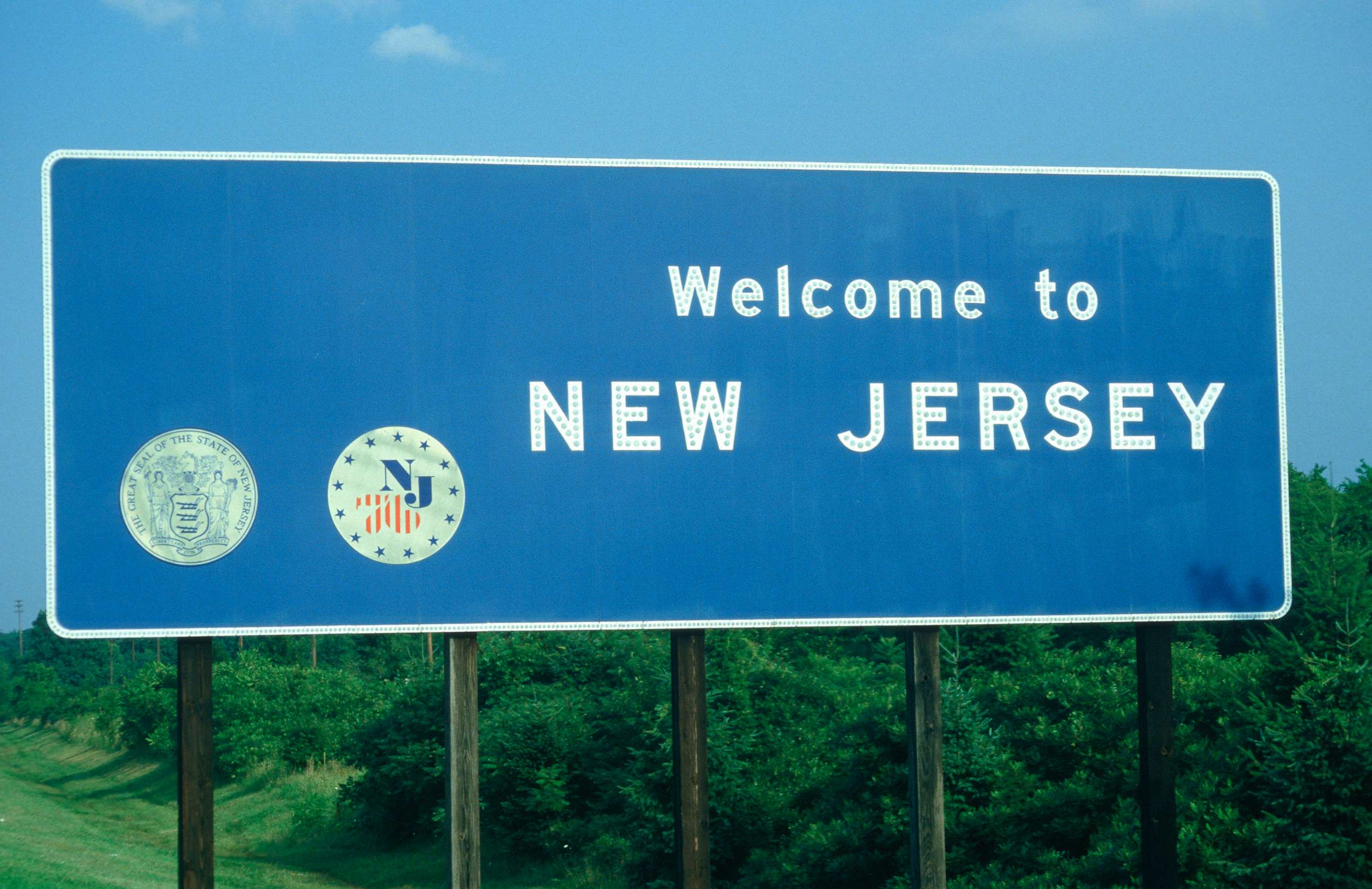 PHOTO: A welcome to New Jersey sigh. 