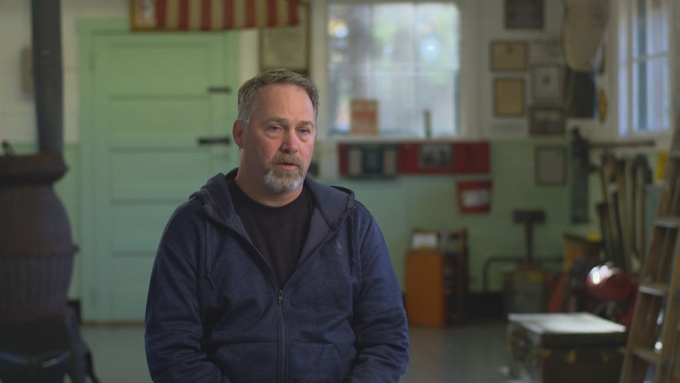 PHOTO: Jesse Morgan, who grew up in a small trailer park surrounded by Bear Brook, was 11 when he and his friends stumbled upon the first barrel.
