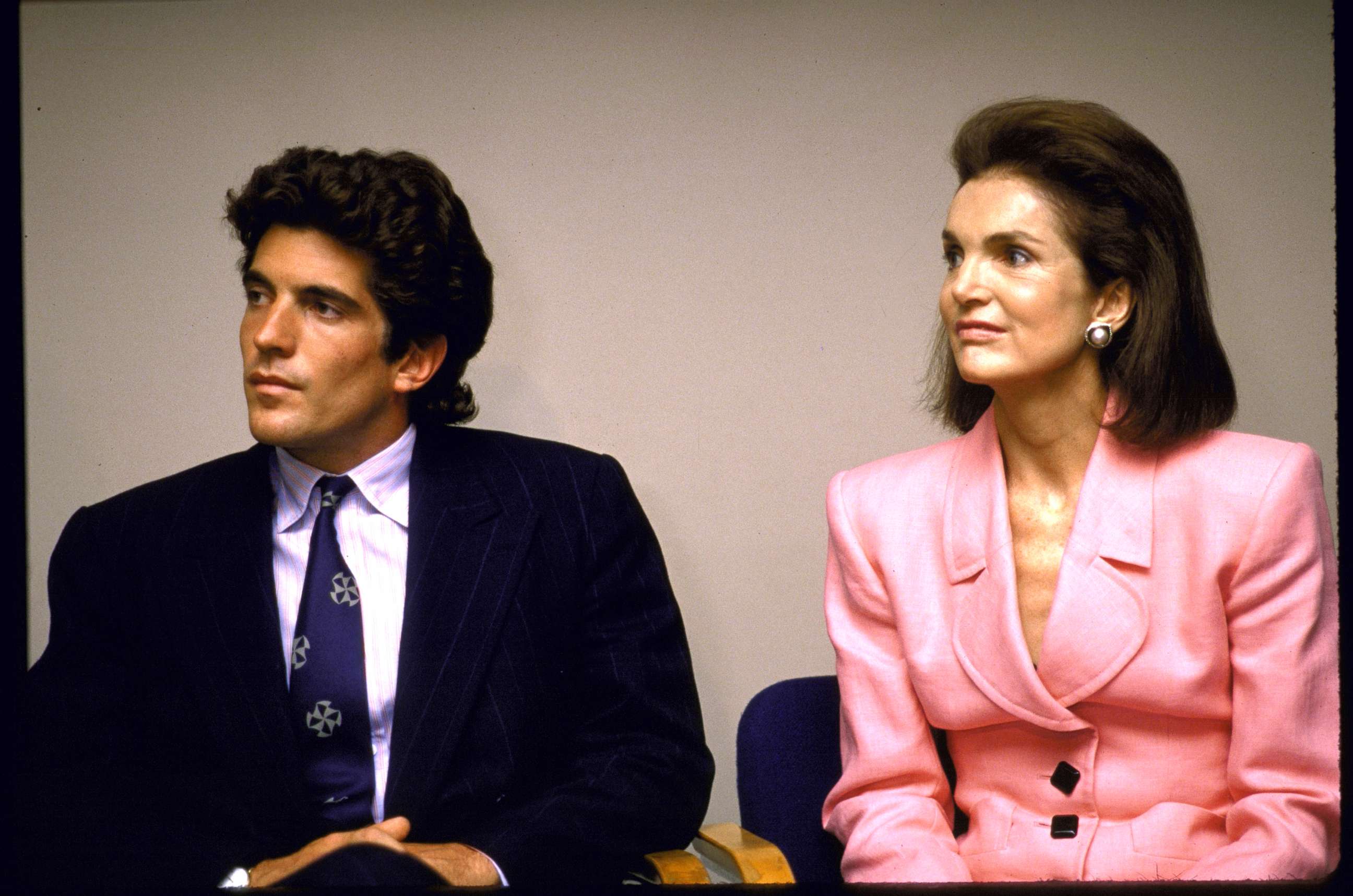PHOTO: John F. Kennedy Jr. and his mother, former first lady Jackie Kennedy Onassis.