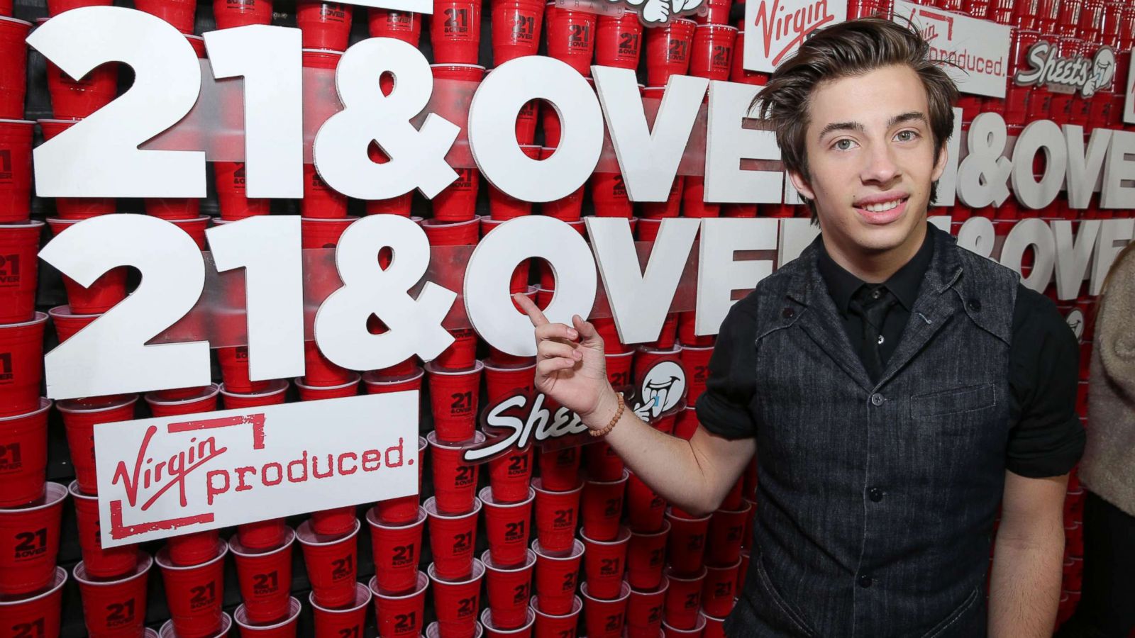 PHOTO: Actor Jimmy Bennett attends Relativity Media's '21 and Over' premiere at Westwood Village Theatre on February 21, 2013 in Westwood, California.