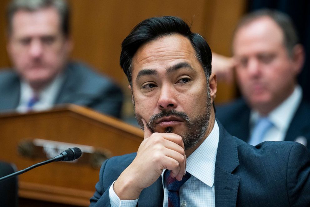 PHOTO: Rep. Joaquin Castro attends a hearing in the Rayburn Building on Capitol Hill, March 8, 2022.