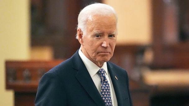 President Joe Biden walks after speaking during an interfaith prayer service for the victims of the deadly New Years truck attack, in New Orleans, Jan. 6, 2025. 