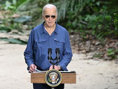 Biden makes historic visit to the Amazon rainforest