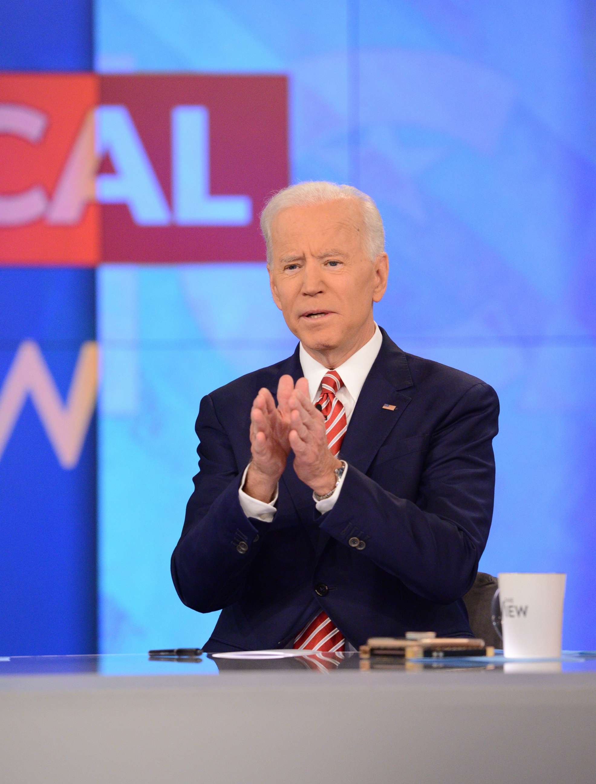 PHOTO: Former Vice President and Democratic presidential candidate Joe Biden appears on ABC's, "The View," in New York, April 26, 2019.