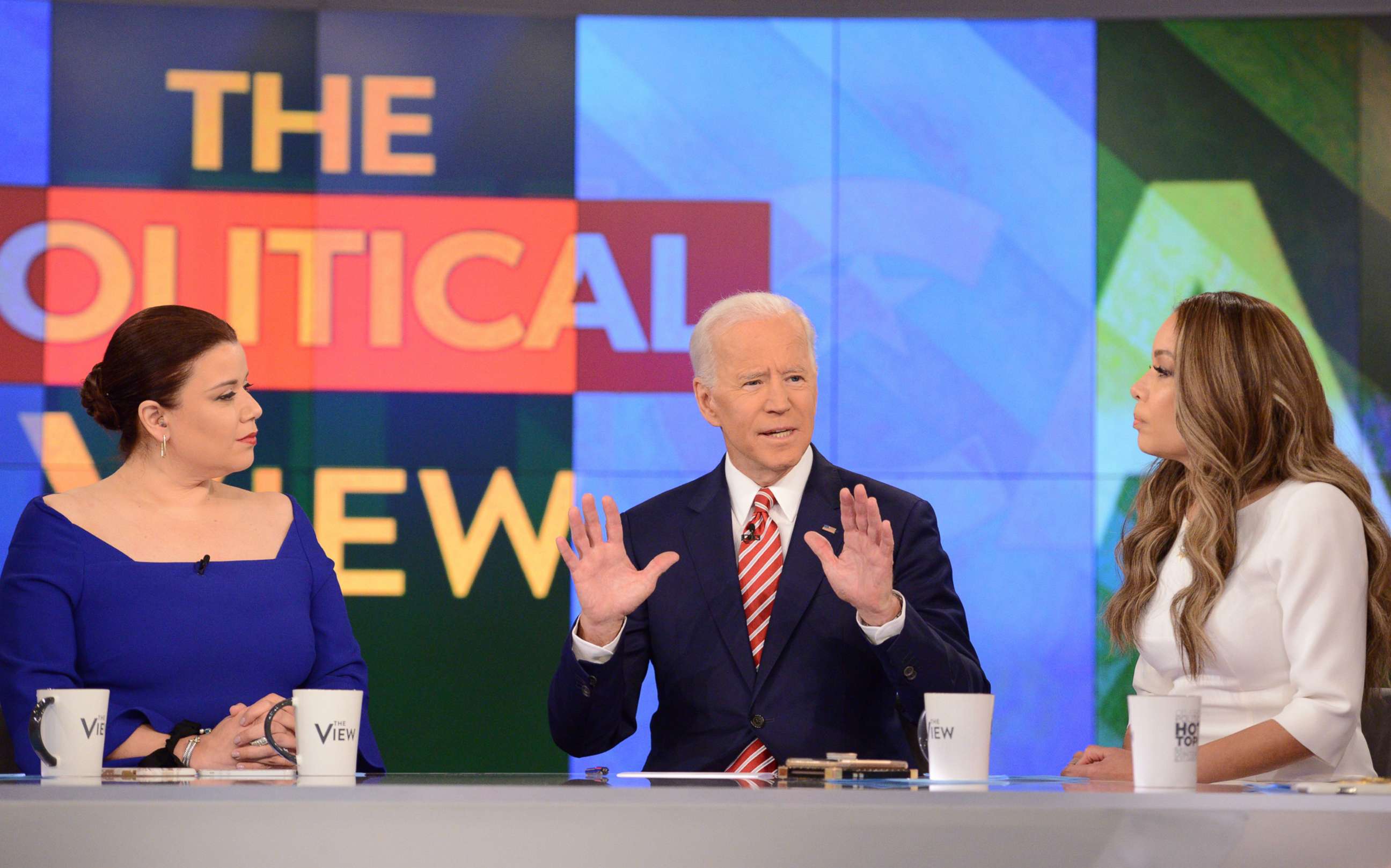 PHOTO: Former Vice President and Democratic presidential candidate Joe Biden appears on ABC's, "The View," in New York, April 26, 2019.