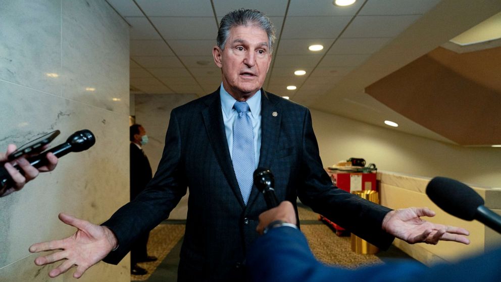 Manchin raises concerns over billionaires' tax as Democrats scramble to close social spending deal