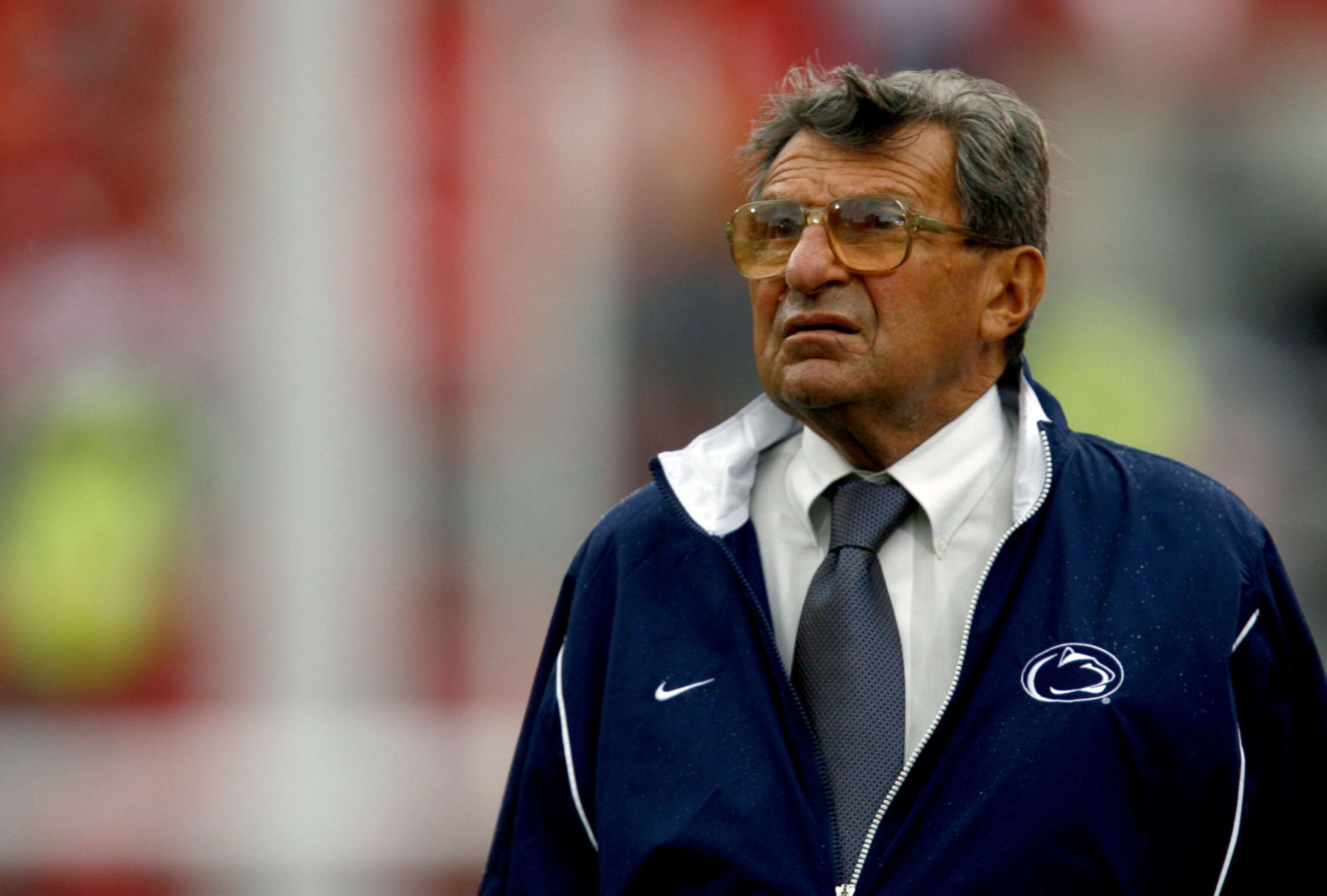PHOTO: Joe Paterno head coach of the Penn State Nittany Lions looks on against the Ohio State Buckeyes, Sept. 23, 2006, in Columbus, Ohio.