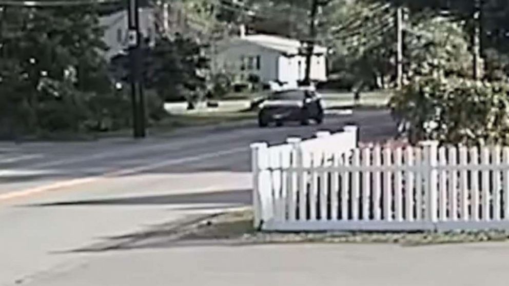 Authorities say a 37-year-old woman was running in Bridgewater, Mass., on Sunday, June 17, 2018, when a 57-year-old man allegedly attacked her. Surveillance video showed the attack.
