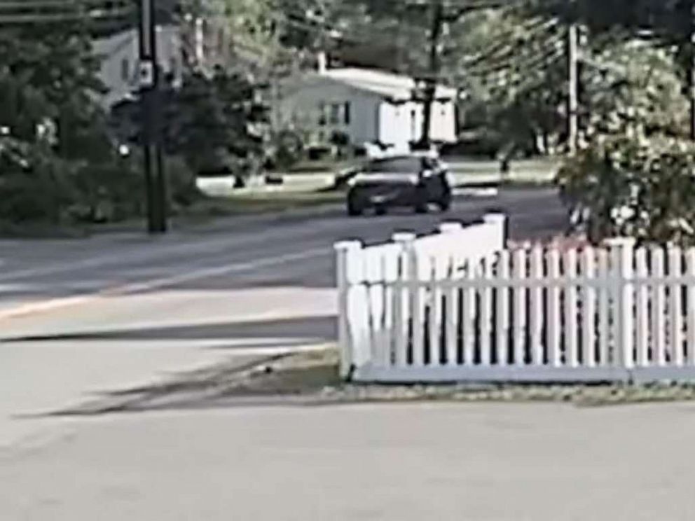 Authorities say a 37-year-old woman was running in Bridgewater, Mass., on Sunday, June 17, 2018, when a 57-year-old man allegedly attacked her. Surveillance video showed the attack.