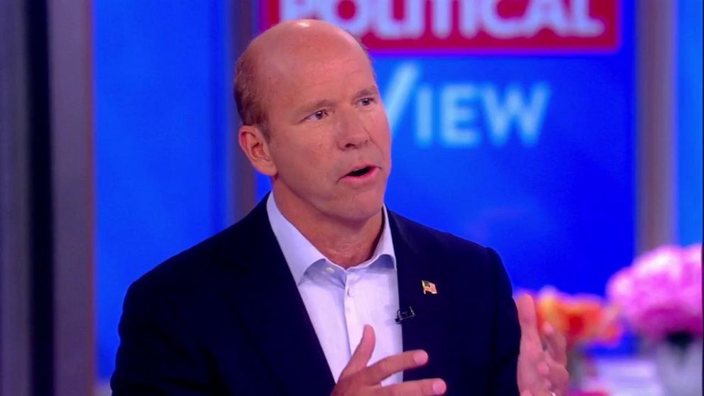 PHOTO: Democratic candidate for president Rep. John Delaney was on "The View" to discuss his strategy to winning his party's nomination. 