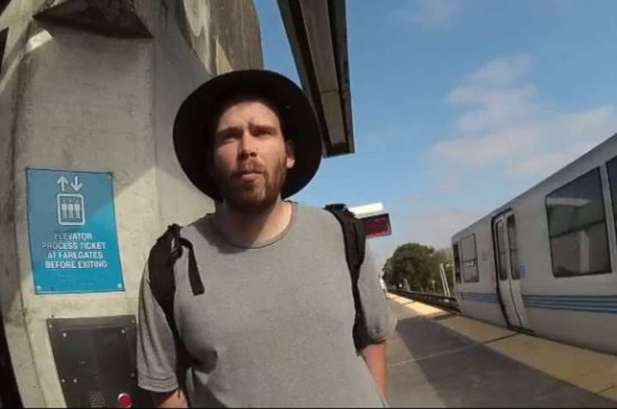 PHOTO: John Lee Cowell, 27, is pictured in this undated image released by BART police from an officer's body camera.