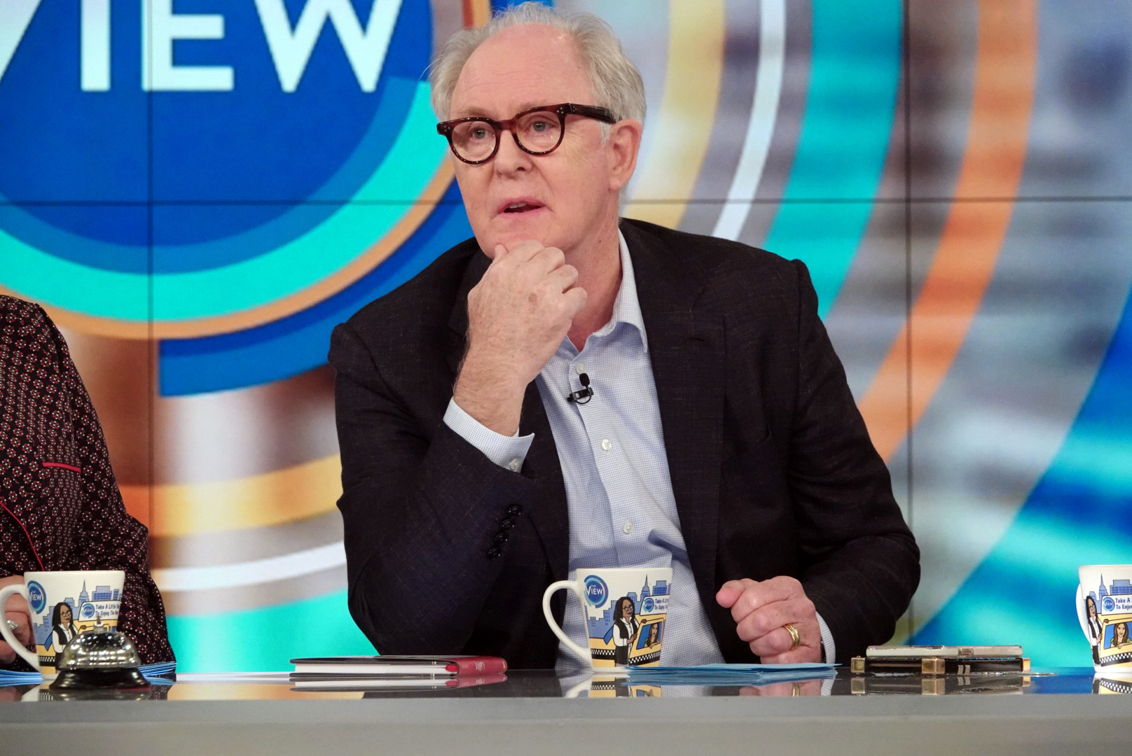 PHOTO: Actor John Lithgow discusses his role in the new film "Bombshell" on ABC's "The View," Dec. 6, 2019.