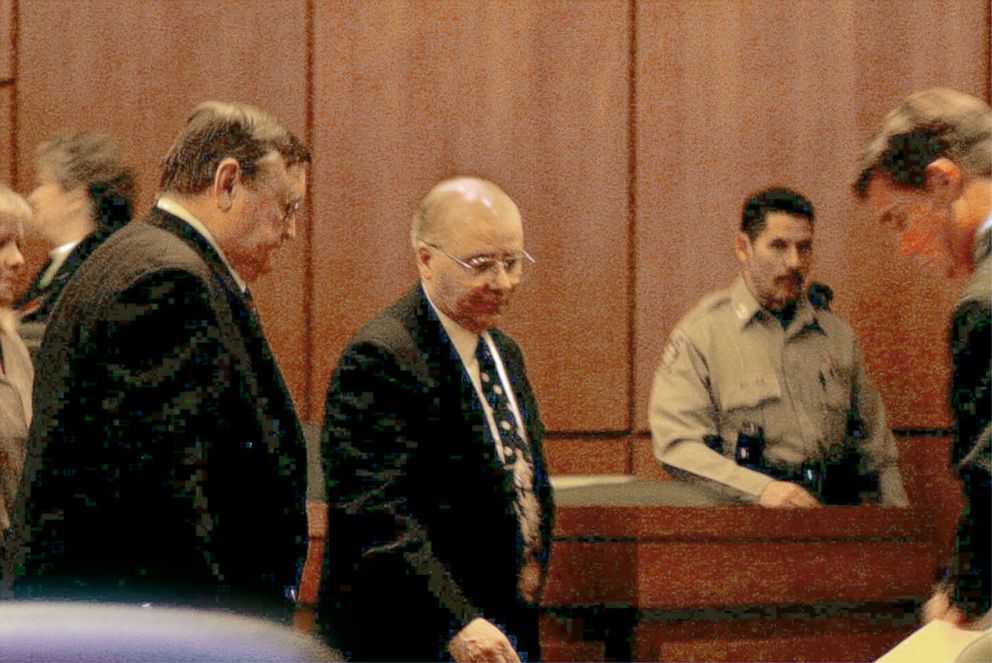 PHOTO: John E. Robinson Sr. enters the courtroom in Harrisonville, Mo., Oct. 16, 2003, where he pleaded guilty to killing five women in Missouri.