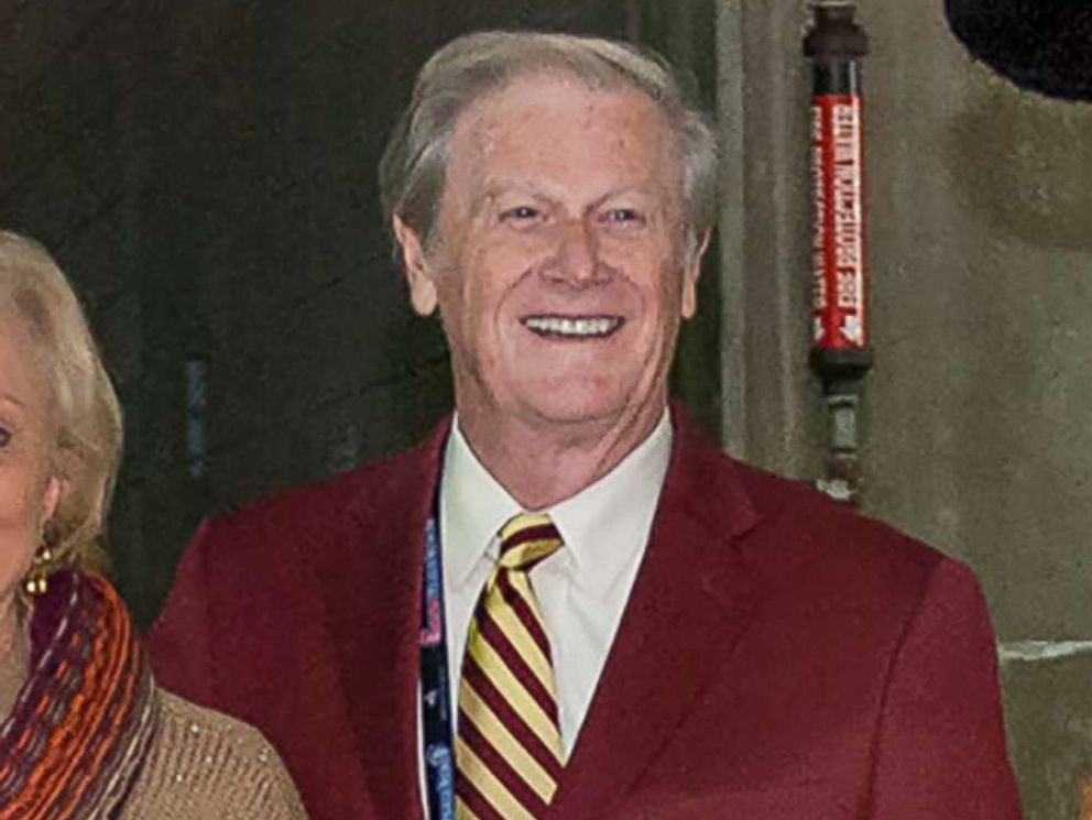 PHOTO: Florida State President John E. Thrasher poses before the 2015 Peach Bowl at the Georgia Dome in Atlanta, Georgia, Dec. 31, 2015.