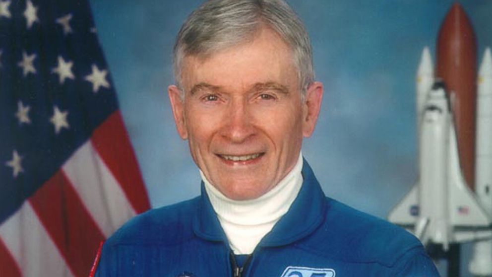 This file photo taken on May 12, 2009 shows U.S. astronaut John Watts Young who walked on the Moon on April 21, 1972 during the Apollo 16 mission. Astronaut John Young passed away Jan. 6, 2018 at the age of 87.