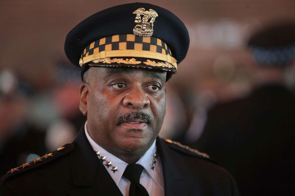 PHOTO: Chicago Police Superintendent Eddie Johnson attends a police academy graduation and promotion ceremony in the Grand Ballroom, June 15, 2017, in Chicago.
