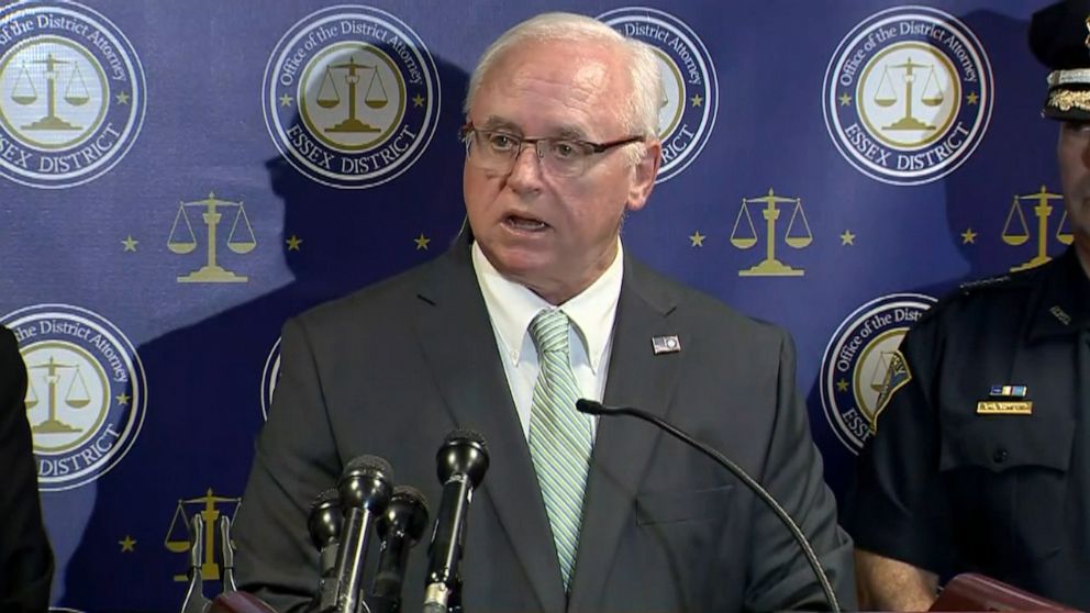 PHOTO: Essex District Attorney Jonathan Blodgett holds a press briefing on Aug. 24, 2022.