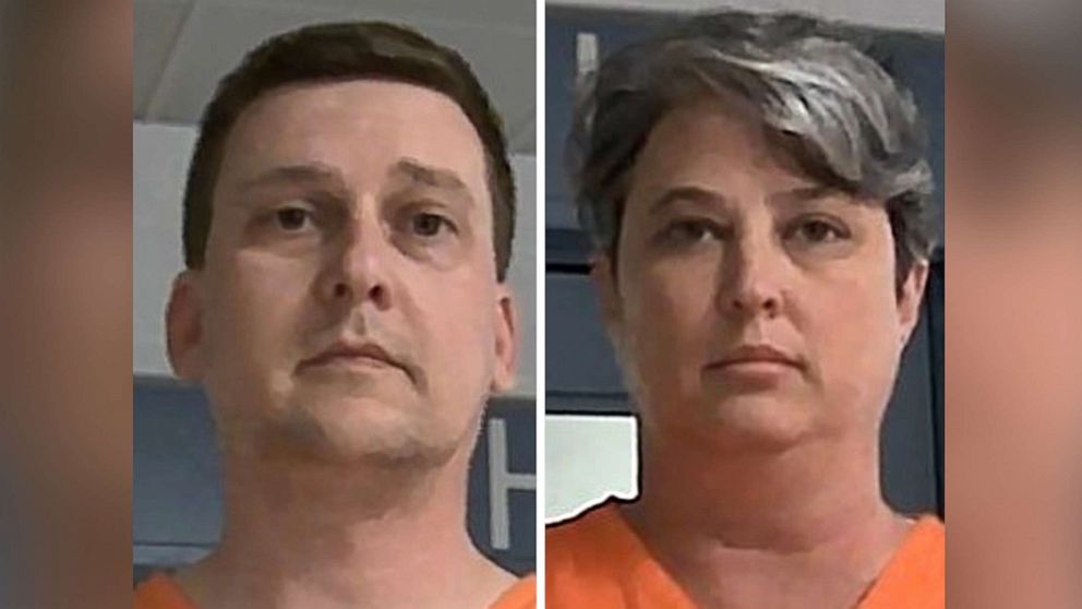 PHOTO: Jonathan and Diana Toebbe are pictured in photos released by the West Virginia Regional Jail and Correctional Facility Authority on Oct. 12, 2021.